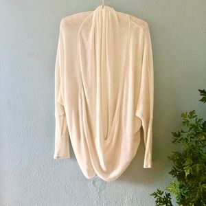 Cozy, Oversized 3/4-Sleeve Sweater Wrap/Cover-Up